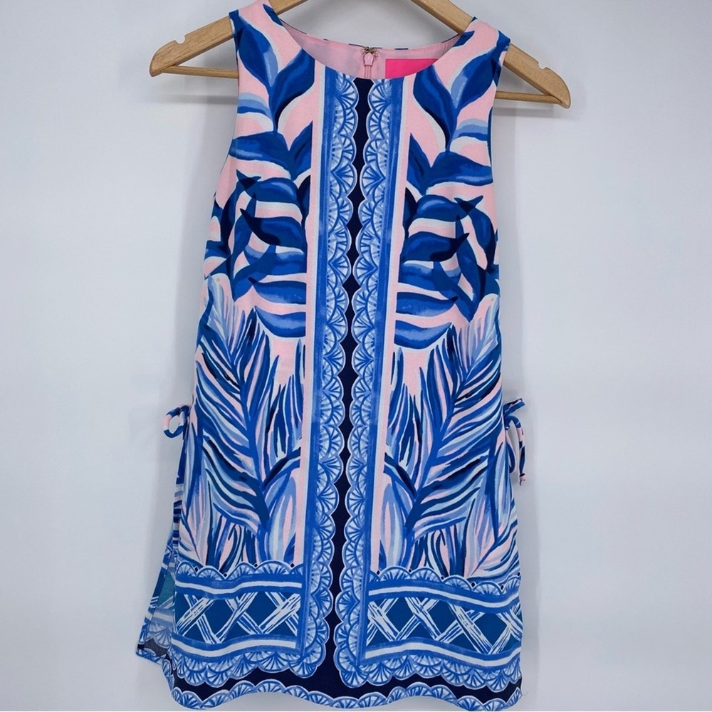 Lilly Pulitzer Donna Romper Pink Tropics Tint Resortwear Costal Vacation Size 00 - Picture 3 of 11